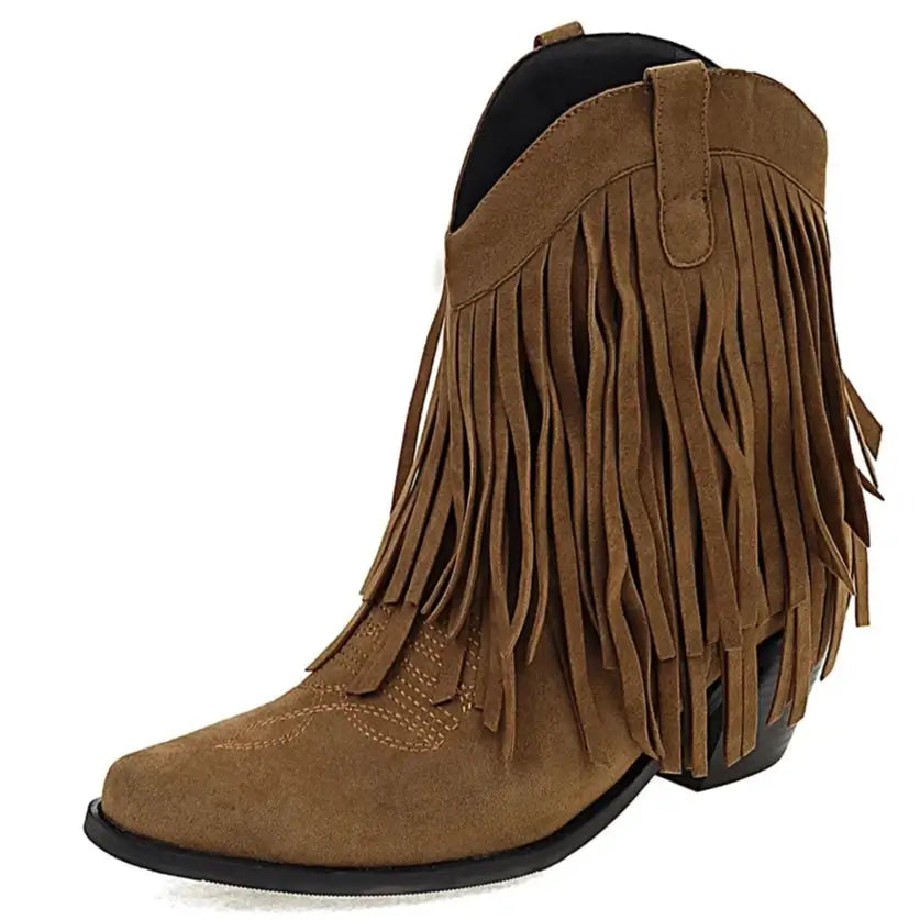 Bottines a franges femme online