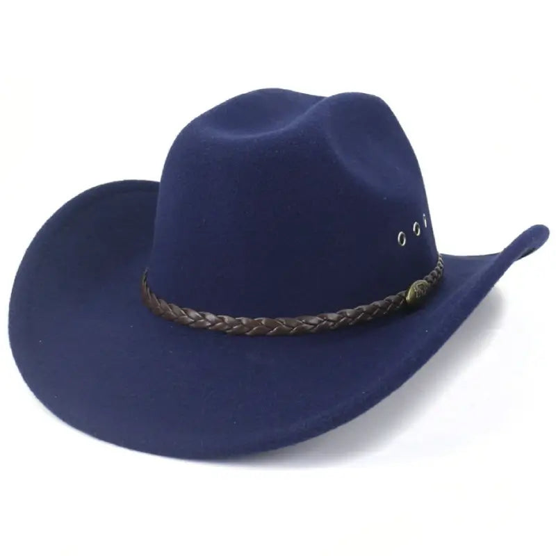 Chapeau de Cow-boy Homme Bleu Marine CONDAL
