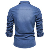 Chemise Cowboy Western en Jean pour Homme