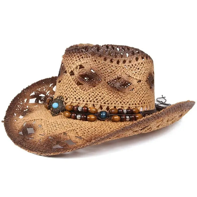 Chapeau Cowboy Paille Femme