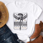 Tee Shirt Country Music Blanc