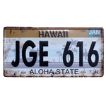 Plaque d'Immatriculation Hawaii