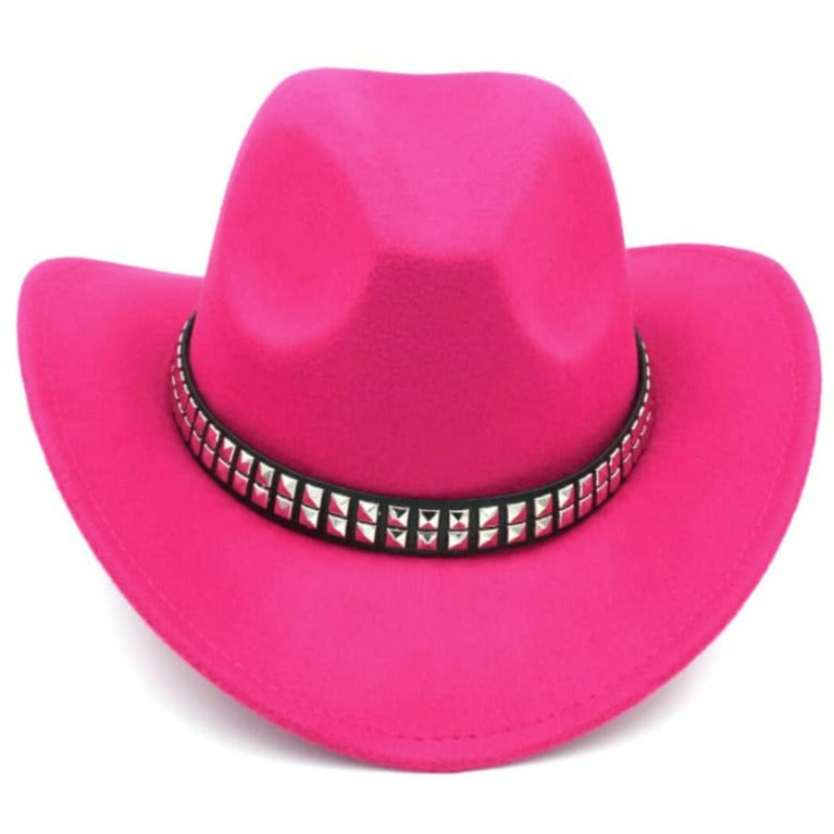 Acheter Chapeau de Cowboy de Style occidental rose pour femmes et
