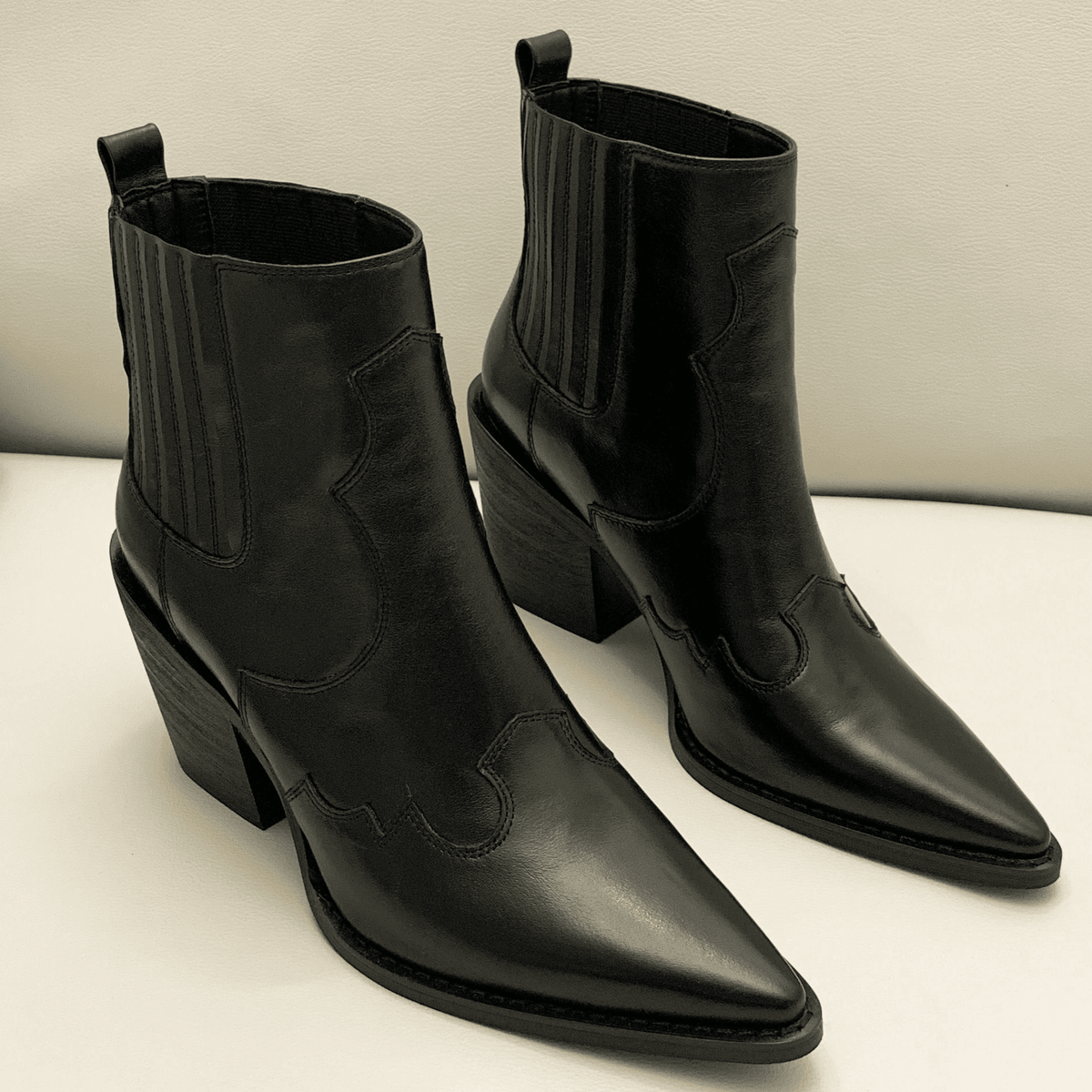 Bottines top style western