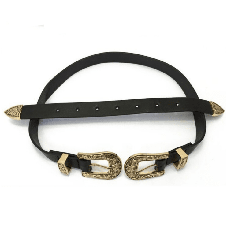 Ceinture double top boucle femme