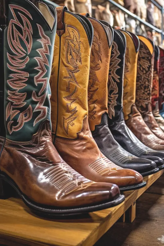 Bottes Western Durango Pour Femme Taille US 10.5 - Occasion Très Bon état, Cuir Marron, Style Cowboy