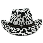Chapeau de Cowboy Imprimé Vache