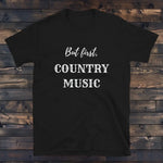 Tee Shirt Country Line Dance Noir