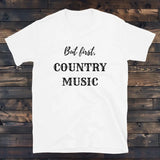 Tee Shirt Country Line Dance Blanc
