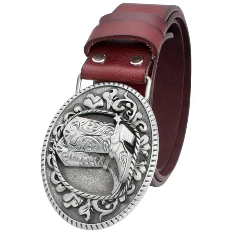 Boucle De Ceinture Western Country Unisexe - Référence U-40 - Métal - Marque La Joya-western Neuve