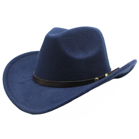 Chapeau de Cow-boy Homme Bleu Marine CONDAL