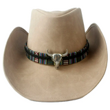 Chapeau de Cowboy Texas en Cuir