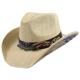 Chapeau de Cowboy USA en Paille