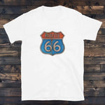 T-Shirt Route 66 Blanc