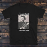 Tee Shirt Johnny Cash Noir