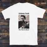 Tee Shirt Johnny Cash Blanc