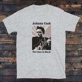 Tee Shirt Johnny Cash Gris