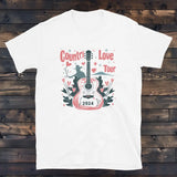 T-Shirt Country Song Blanc