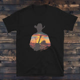 T-Shirt Western Country Noir