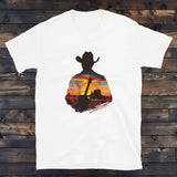 T-Shirt Western Country Blanc