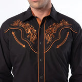 Chemise Américaine Cowboy Noire