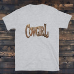 T-Shirt Femme Cowgirl Gris