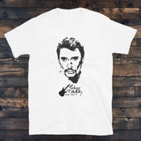 T-Shirt Johnny Hallyday Blanc