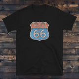 Tee Shirt Route 66 Femme Noir