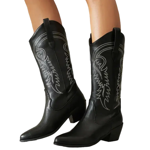 Santiag femme noir sales