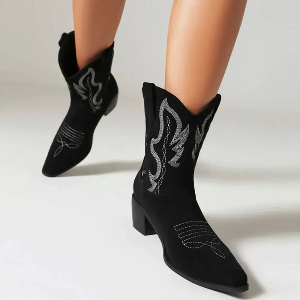 Bottines top country femme