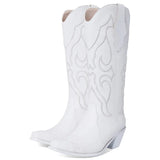 Bottes Western Country Blanches 