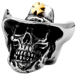 Bague Cowboy Tete de Mort