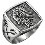 Bague Tête de Mort Indien