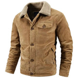 Blouson Cowboy Homme en Velours Côtelé