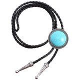 Bolo Tie Rond Turquoise