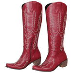 Bottes Cowboy Rouges Look Country
