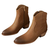 Bottes Country en Cuir Veritable pour Femme