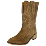 Bottes Cowboy Femme Beiges