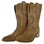 Bottes de Cowboy Beiges pour Femme