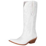 Bottes Cowboy Blanches pour Femme