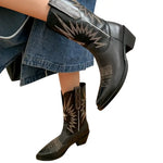 Bottes Cowboy en Cuir pour Femme Style Western
