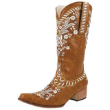 Bottes Cowboy Femme Marron
