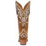 Bottes Cowboy Femme Marron avec Broderies
