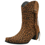 Bottes Cowboy Léopard