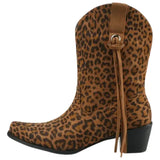 Bottes Cowboy Léopard Style Western