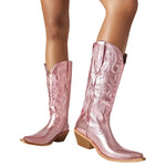 Bottes Cowboy Roses Look Cowgirl