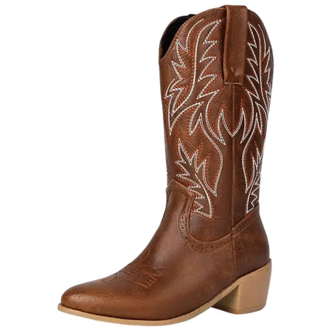 PS POELMAN BILA WESTERN - Bottines de cowboy / motard - cognac PS POELMAN BILA WESTERN - Bottines de cowboy / motard - cognac