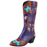 Bottes Santiag avec Papillons