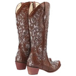 Bottes Santiag Marron Look Cowgirl