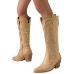 Bottes Style Western pour Femme Look Country